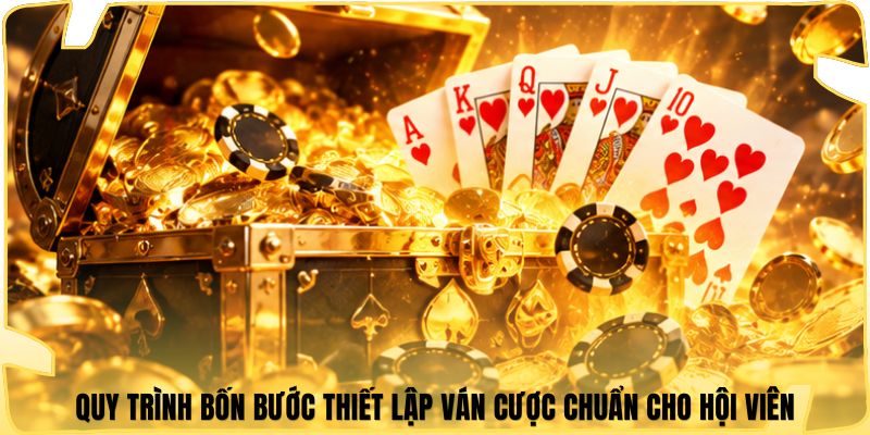 Quy trình bốn bước thiết lập ván cược chuẩn cho hội viên