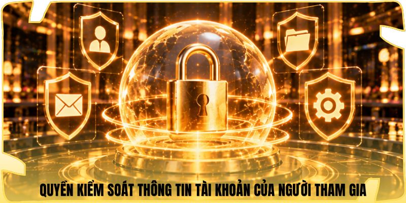 Quyền kiểm soát thông tin tài khoản của người tham gia