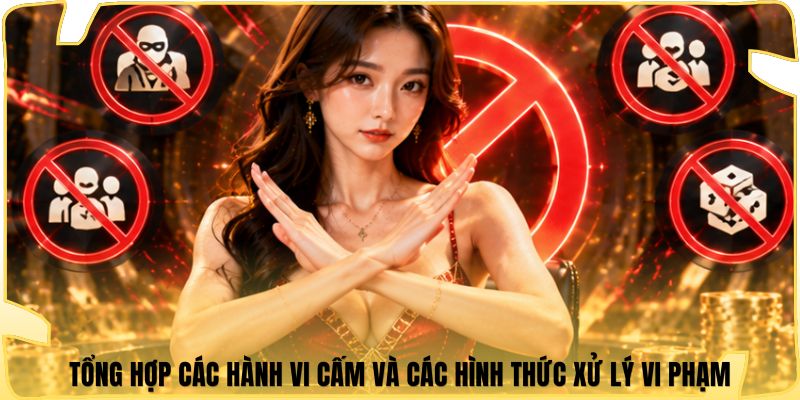 Tổng hợp các hành vi cấm và các hình thức xử lý vi phạm