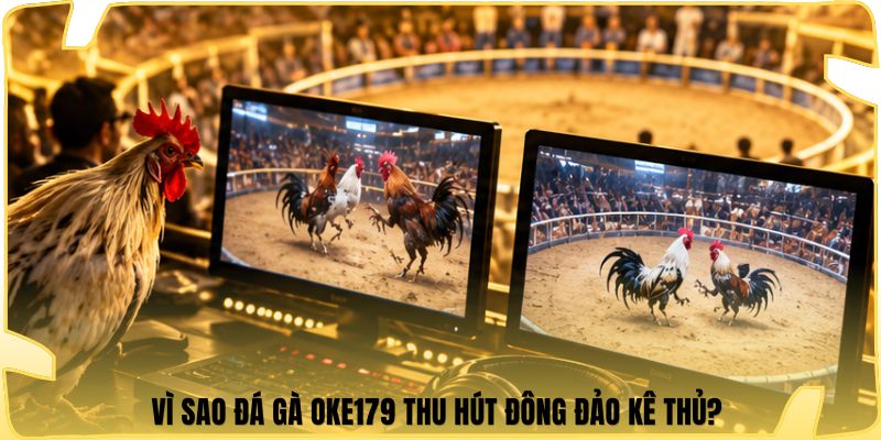 Vì sao đá gà Oke179 thu hút đông đảo kê thủ?